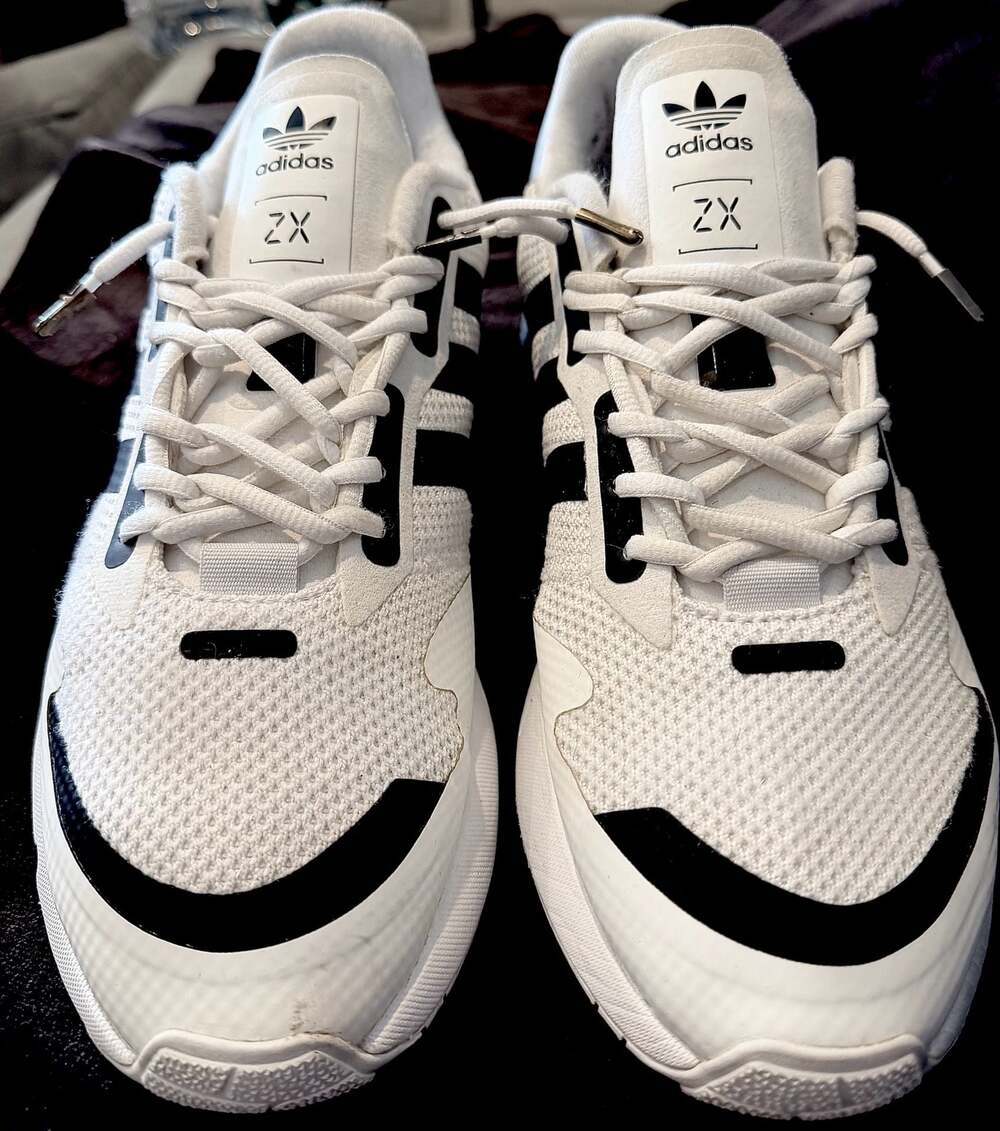adidas Originals ZX 2K Boost White Black Sneakers